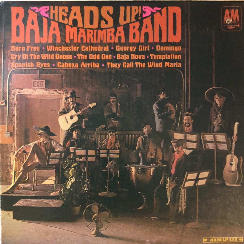 Baja Marimba Band Heads Up! Vinyl Lp '67